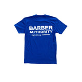 Barber Authority Tee-Blue